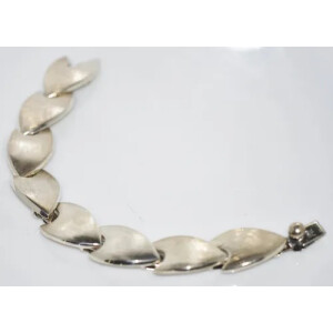 Pulsera Belgiorno original plata 900 eslabon satinado 61,5 G