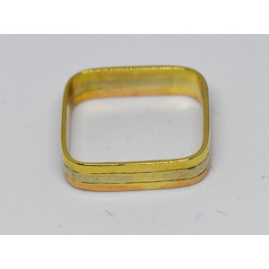 Anillo moderno estilo Cartier oro 18 kilates macizo