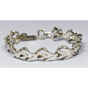 Pulsera Plata 925 Maciza Modelo Espiga