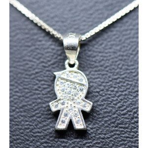 Hermoso Conjunto Moderno Plata 925-italy- Nene Cubic