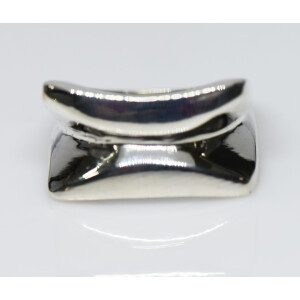 Anillo Moderno De Diseño Plata 925