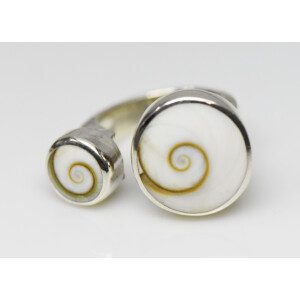 Anillo Moderno Plata 925 Diseño Esmaltado