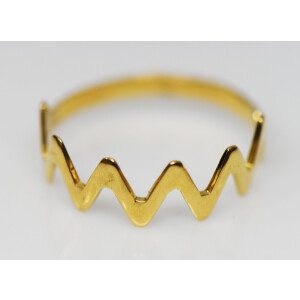 Anillo Moderno De Diseño Oro 18k Macizo