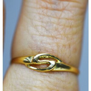Anillo Moderno De Diseño Oro 18k Macizo