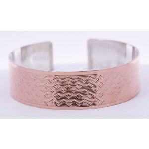 Brazalete Plata 900 Maciza Grabada