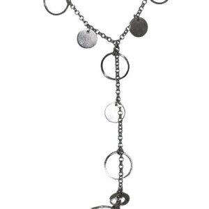 Cadena Gargantilla Plata 925 Diseño Circulos