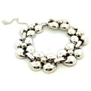 Pulsera Plata 900 A. Belgiorno Modelo Flores