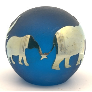 Pisapapeles De Cristal Autentico Steven Correia Elefantes