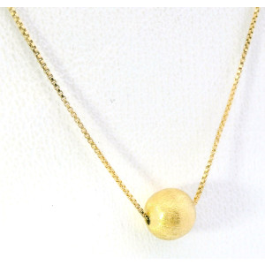 Conjunto Moderno Oro 18k Cadena Y Dije Pasante