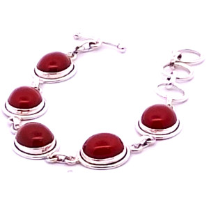 Pulsera Moderna Plata 925 Maciza Ambar