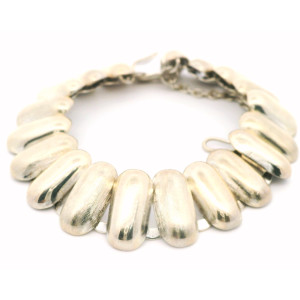 Pulsera Firmada A. Belgiorno Plata 900 Maciza