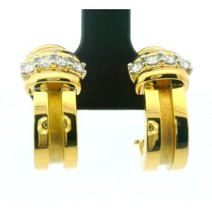 Aros Tiffany & Co. Brillantes Oro 18k Autenticos