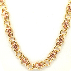 Gargantilla Oro 18k Diseño Firmada Fantasia