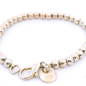 Pulsera Moderna Bolitas Plata 925 Maciza