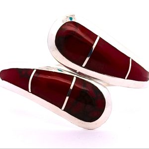 Pulsera Brazalete Plata 925 Mexico Piedra Natural