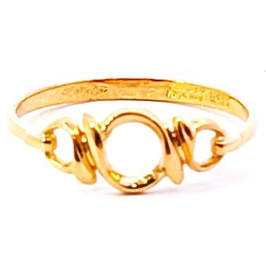 Anillo Moderno Oro 18k 3 Circulos
