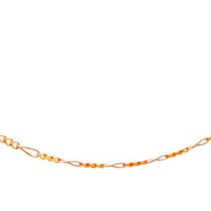 Collar Cadena Oro 18k Combinada Modelo 3 X 1 50 Cm