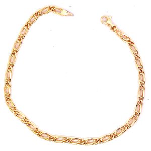 Pulsera Moderna Oro 18k Eslabon Oval