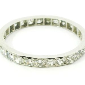 Anillo Sinfin 30 Brillantes Platino 950 Brillantes 0,90 Ct