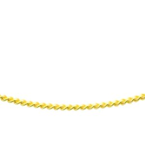 Collar Cadena Moderna Oro 18k Grumet 50 Cm