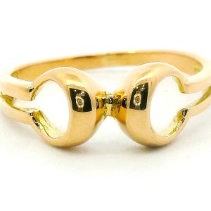 Anillo Moderno Diseño Oro 18k Circulos