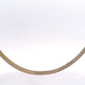Gargantilla Moderna Tejida Plata 925