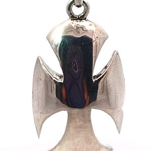 Dije cruz Moderna Plata 900 Sellada