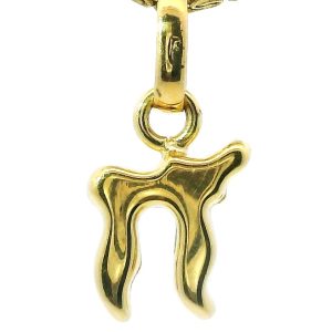 Dije Jai Vida Hebreo Oro 18k